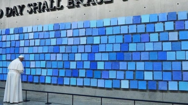 Papa Francesco a Ground Zero. da:papafrancesco.net