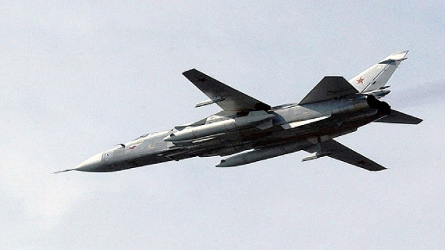 Bombardiere tattico russo Sukhoi Su-24