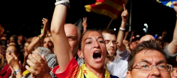 Celebraciones de los independentistas en Cataluña Celebraciones de los independentistas en Cataluña