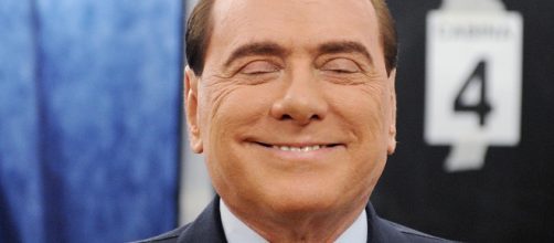 Silvio Berlusconi in un primo piano
