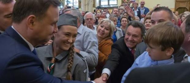 Andrzej Duda tłumnie witany w USA. Andrzej Duda tłumnie witany w USA.