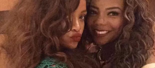 Rihanna e Ludmilla se encontraram no Rio. Rihanna e Ludmilla se encontraram no Rio.