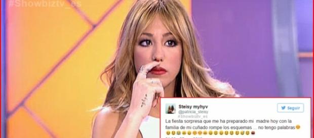 Steisy agradece por twitter el regalo de su cumple Steisy agradece por twitter el regalo de su cumple