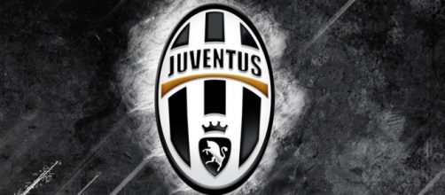 Stemma della Juventus su sfondo bianco nero