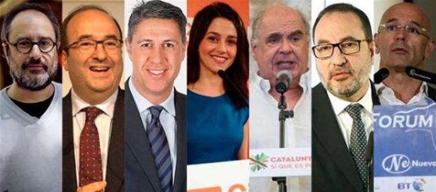 Los siete candidatos a las elecciones catalanas Los siete candidatos a las elecciones catalanas