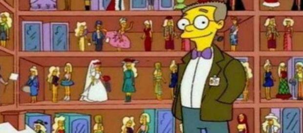 Smithers con la sua collezione di Malibu Stacy Smithers con la sua collezione di Malibu Stacy