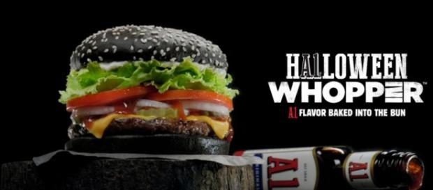 So sieht der schwarze "Whopper" aus, Foto: PR So sieht der schwarze "Whopper" aus, Foto: PR