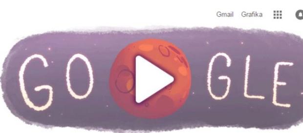 Woda na Marsie - print screen Google Doodle 09.29. Woda na Marsie - print screen Google Doodle 09.29.