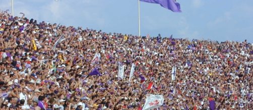 tifosi della Fiorentina allo stadio