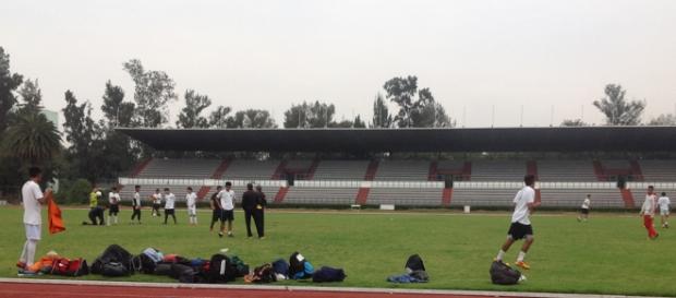 El equipo entrena en el Estadio 'Palillo' Martínez El equipo entrena en el Estadio 'Palillo' Martínez