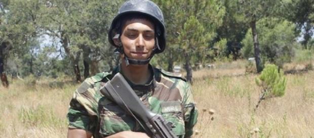 Mário Nunes enquanto militar da Força Aérea Mário Nunes enquanto militar da Força Aérea