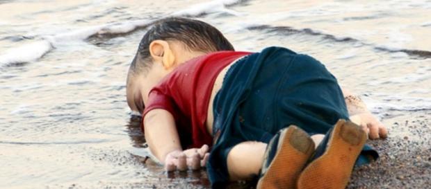 Syrian child Aylan dead by drowning. Syrian child Aylan dead by drowning.
