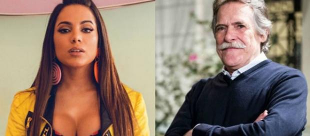 Zé de Abreu e Anitta (Imagem: Google) Zé de Abreu e Anitta (Imagem: Google)