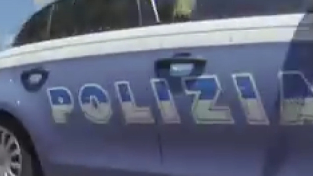 Intervento della polizia dopo un incidente