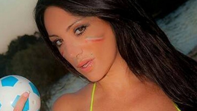 Marika Fruscio la madrina del Napoli