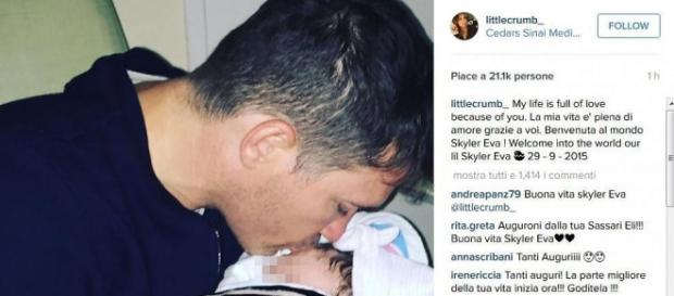 La primo genita di Elisabetta Canalis La primo genita di Elisabetta Canalis