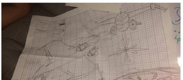 planos del supuesto diseño del avión planos del supuesto diseño del avión