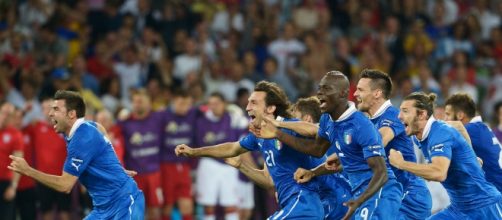 Una foto di gruppo degli Azzurri