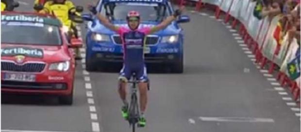 Nelson Oliveira da Lampre vence etapa na Vuelta Nelson Oliveira da Lampre vence etapa na Vuelta