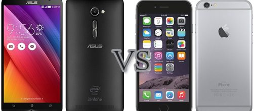 Asus ZenFone 2 vs Apple iPhone 6