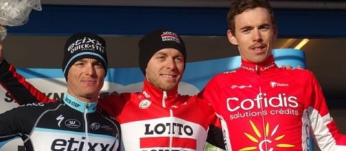 Kris Boeckmans sul podio di Le Samyn