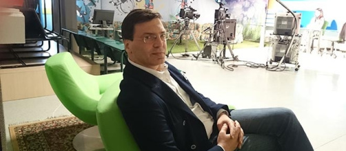 Negli studi televisivi di Telepordenone