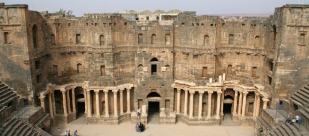 Esta es Bosra en todo su esplendor, Siria. Esta es Bosra en todo su esplendor, Siria.