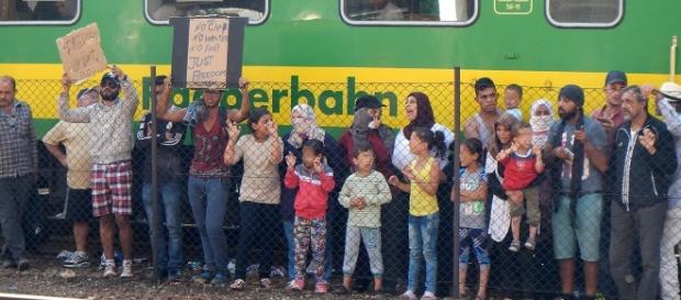Flüchtlinge im Hungerstreik! Foto: ©BR Flüchtlinge im Hungerstreik! Foto: ©BR