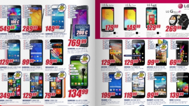 Un esempio di volantino della grande distribuzione