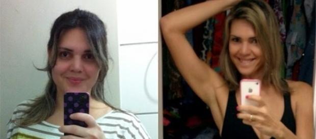 A jornalista chegou a pesar 120 quilos A jornalista chegou a pesar 120 quilos