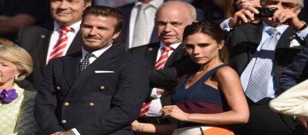 David y Victoria Beckham separados David y Victoria Beckham separados