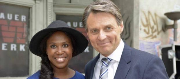 Motsi Mabuse u. Wolfgang Bahro bei „GZSZ“ © RTL Motsi Mabuse u. Wolfgang Bahro bei „GZSZ“ © RTL
