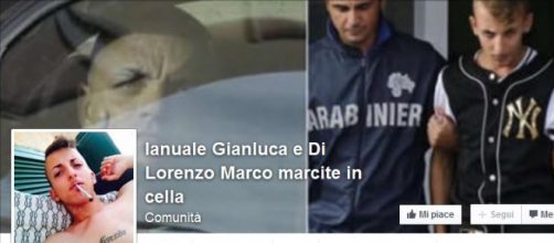 Testata della fanpage creata contro i due killer