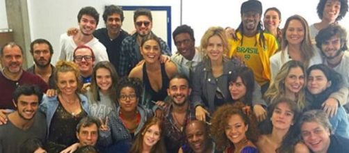 Elenco da novela. Foto: Reprodução Instagram.