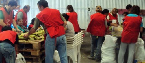 Voluntarios del Banco Alimentario de La Plata