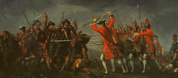 Die Schlacht bei Culloden-Gemälde von David Morier Die Schlacht bei Culloden-Gemälde von David Morier