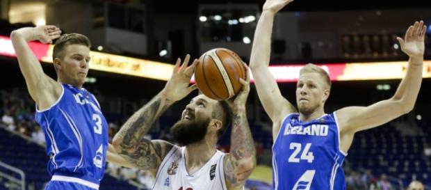 Raduljica, en el partido contra Islandia. Raduljica, en el partido contra Islandia.