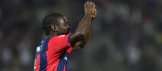 Mamadou Tounkara, attaccante del Crotone. Mamadou Tounkara, attaccante del Crotone.