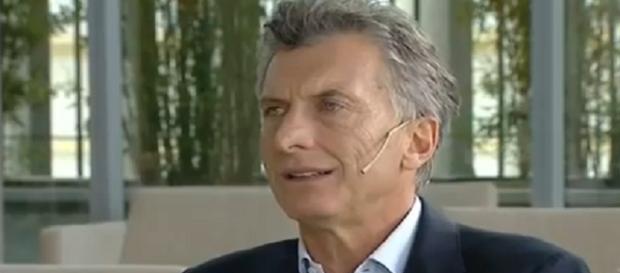 Mauricio Macri en una entrevista a Telefe Mauricio Macri en una entrevista a Telefe