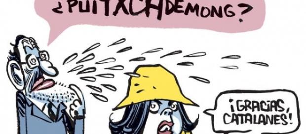 Chiste sobre cómo pronunciar Puigdemont correcto. Chiste sobre cómo pronunciar Puigdemont correcto.