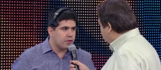Renatinho e Faustão - Foto/Reprodução: TV Globo Renatinho e Faustão - Foto/Reprodução: TV Globo