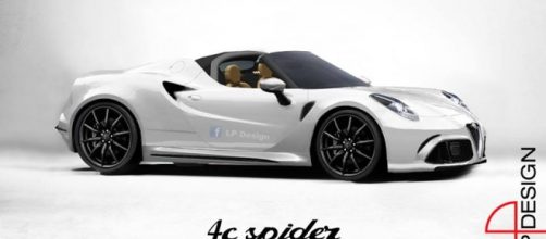 Alfa Romeo 4C Spider: il render by LP Design