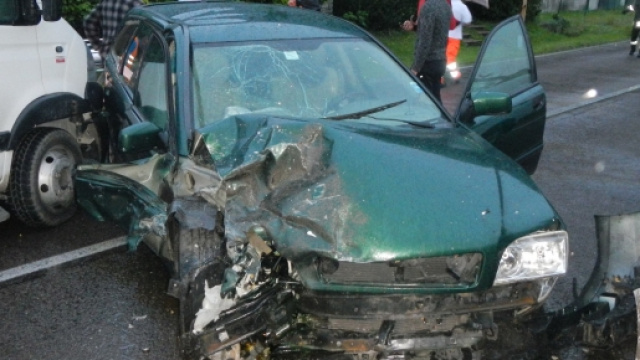 Foto ritraente un incidente stradale
