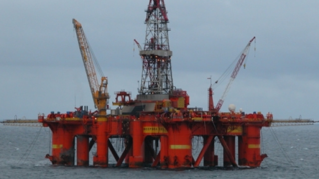 Una piattaforma petrolifera (everystockphoto.com)