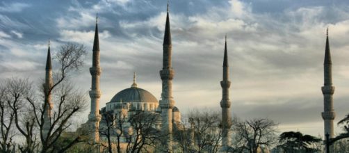 Istanbul, il profilo della Moschea Blu.