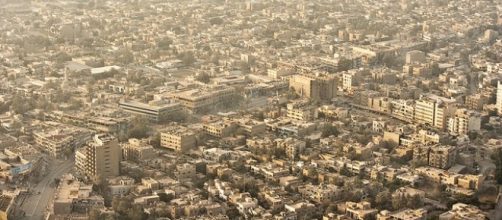 La città di Baghdad vista dall'alto.