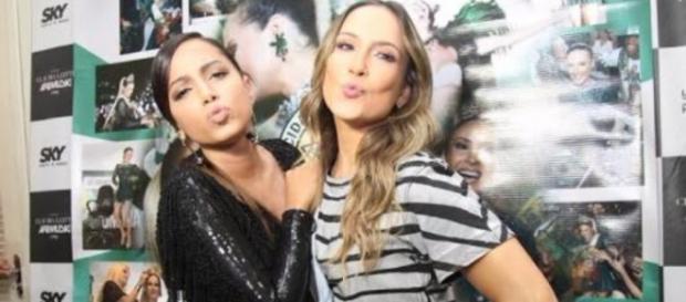 Claudia Leitte e Anitta brilharam no ensaio Claudia Leitte e Anitta brilharam no ensaio