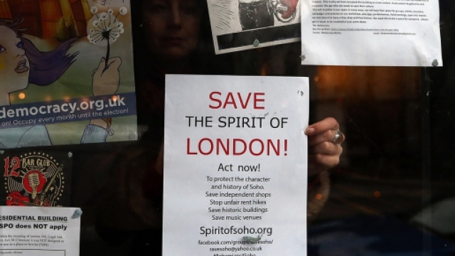 L'iniziativa anti-gentrificazione a Soho