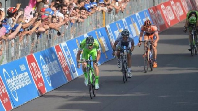 La vittoria di Boem (Bardiani) a Forlì un anno fa