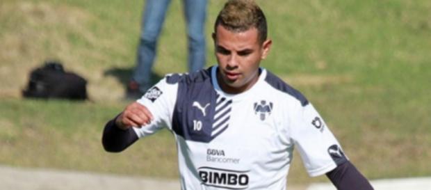 Cardona en el entrenamiento. Crédito foto @Rayados Cardona en el entrenamiento. Crédito foto @Rayados